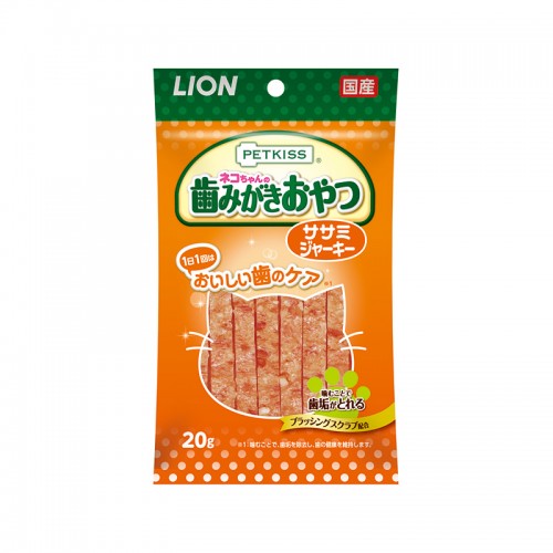 獅王Pet - LION PETKISS 貓用口腔護理 雞肉棒 潔齒雞肉條 20g 166-0043 獅王Pet - LION PETKISS 貓用口腔護理 雞肉棒 潔齒雞肉條 20g 166-0043